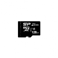 Карта памет Silicon Power Elite, 128GB, Micro SDHC/SDXC, UHS-I, SD Adapter