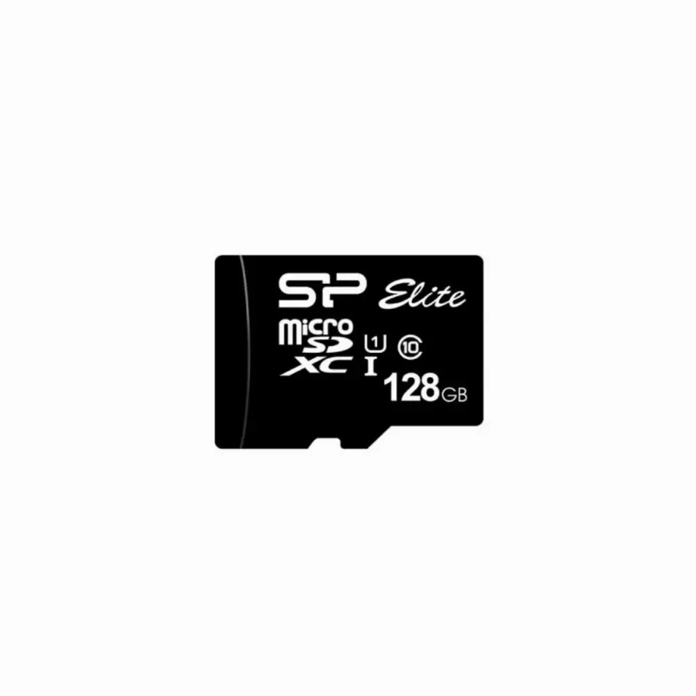 Карта памет Silicon Power Elite, 128GB, Micro SDHC/SDXC, UHS-I, SD Adapter