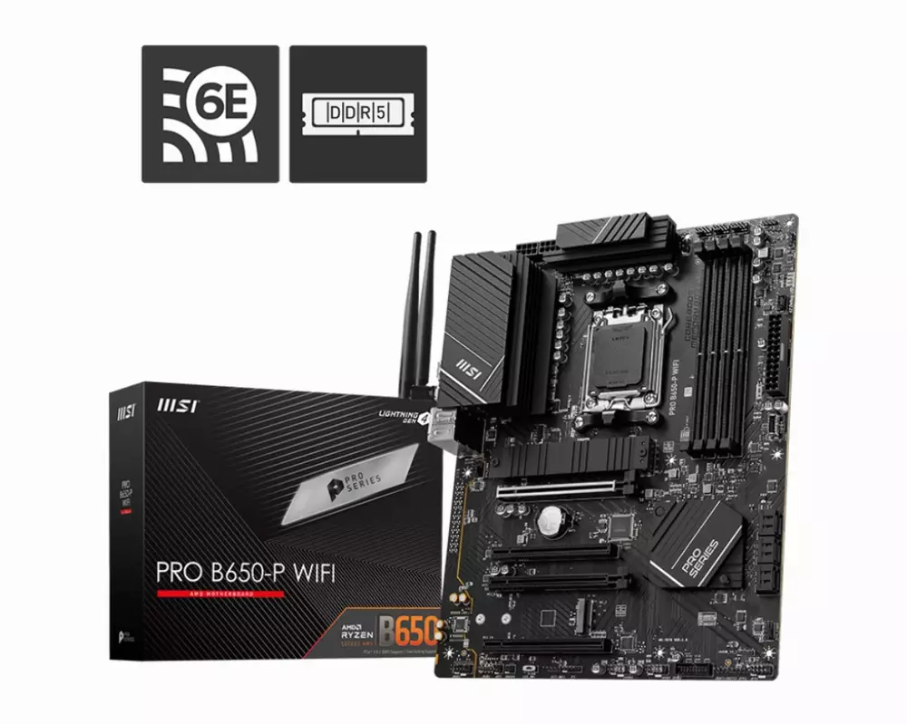 Дънна платка MSI PRO B650-P WIFI AM5