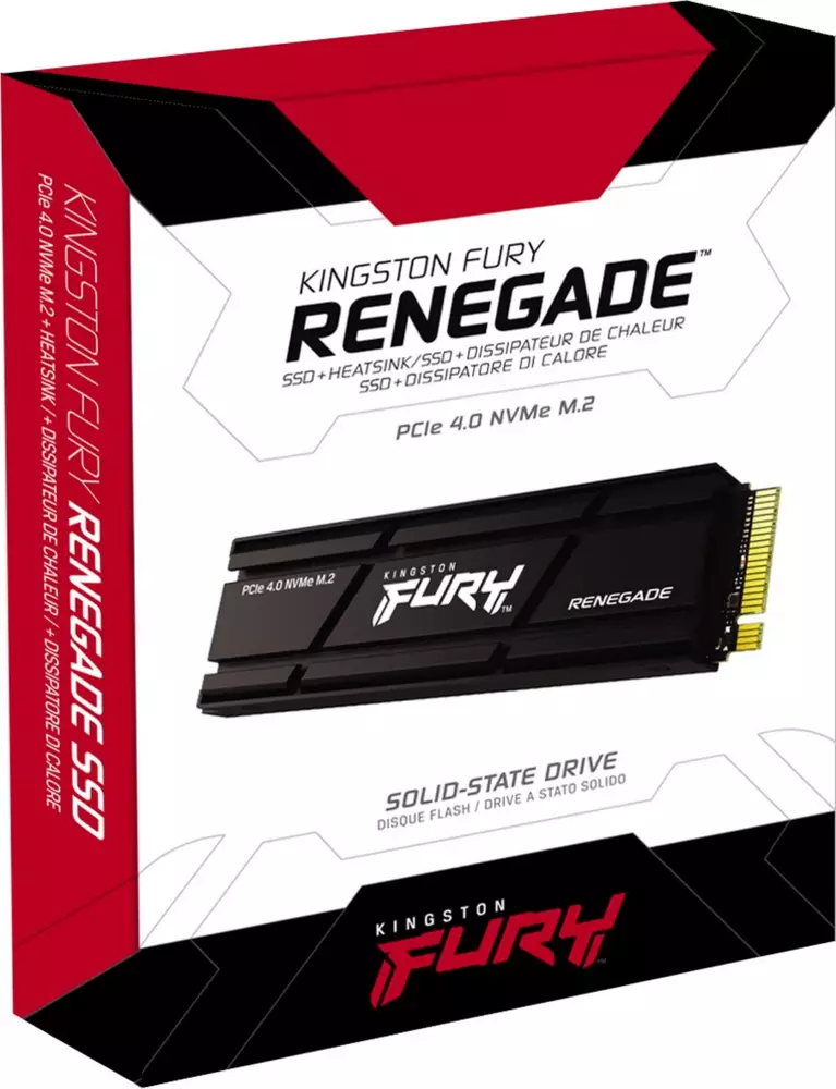 Диск SSD Kingston Fury Renegade 2TB M.2 2280 PCIe 4x4 Heatsink- SFYRDK/2000G