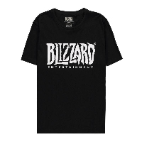Тениска Bioworld Difuzed Overwatch - Blizzard Logo, Мъжка, M, Черен