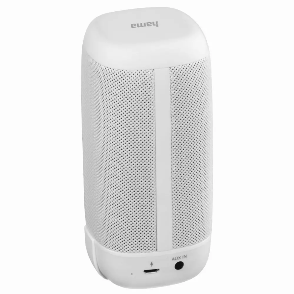 Безжична смарт тонколона HAMA Tube 2.0, Bluetooth, 3.5mm жак, 3W, Бял