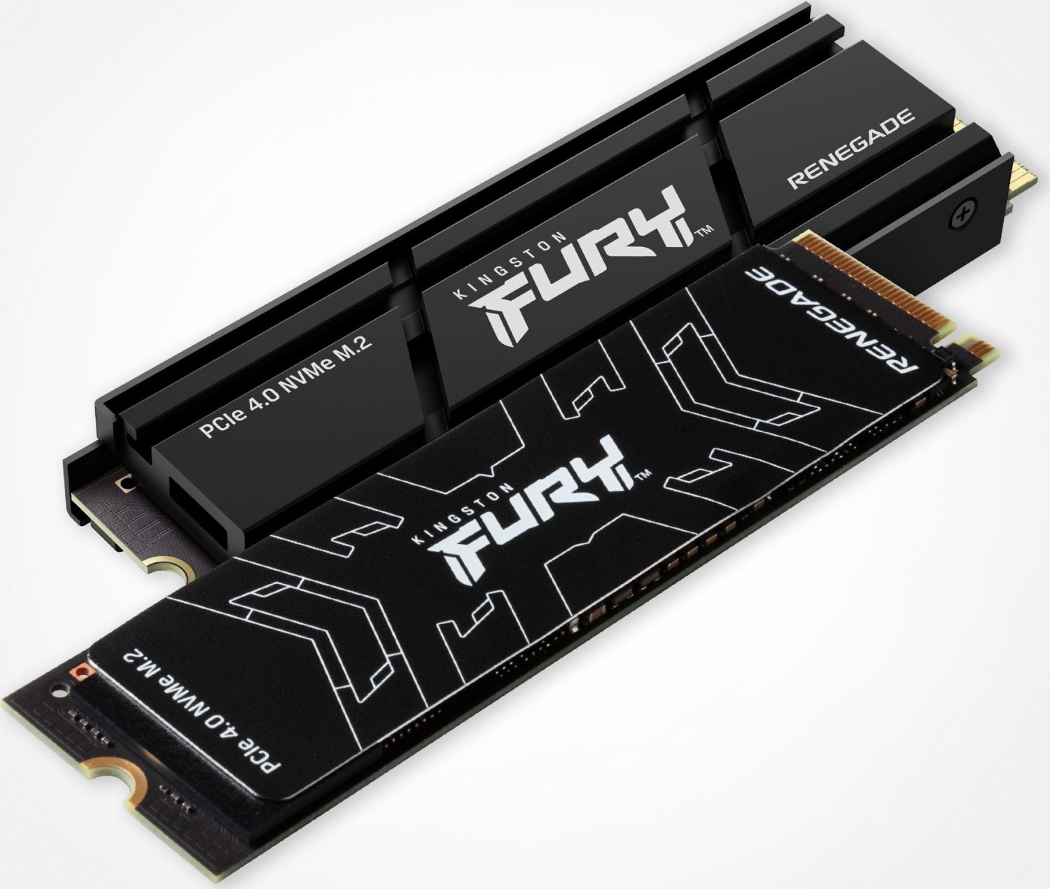Диск SSD Kingston Fury Renegade 1TB M.2 2280 PCIe 4x4 Heatsink- SFYRSK/1000G