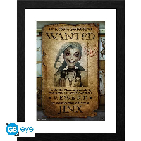 GBEYE LEAGUE OF LEGENDS - Framed print "Jinx Wanted" (30x40)