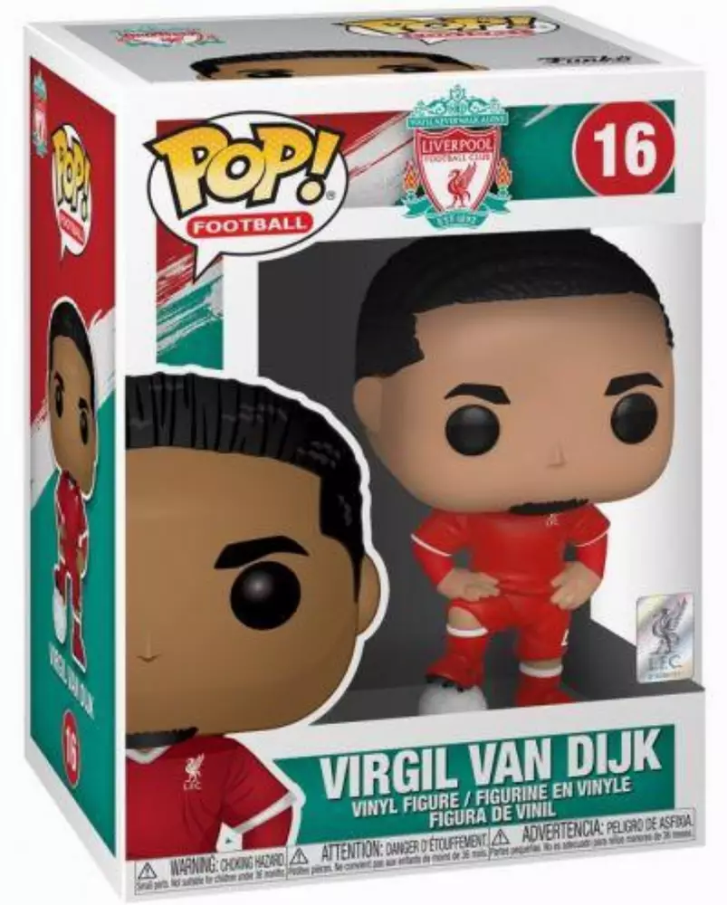 Фигурка Funko Pop! Football: Liverpool - Virgil Van Dijk #16