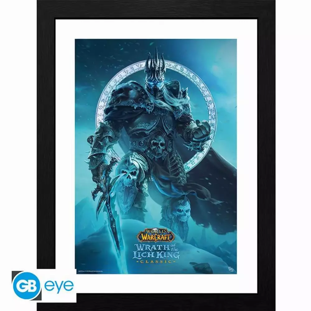 GBEYE WORLD OF WARCRAFT - Framed print "Lich King" (30x40)