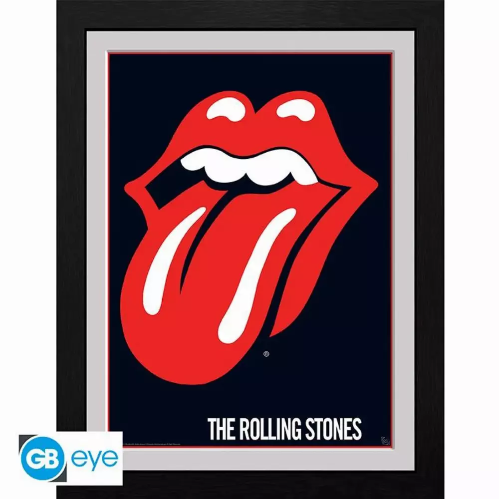 GBEYE THE ROLLING STONES - Framed print "Lips" (30x40)