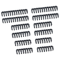 Комплект CableMod PRO - Гребени за интерфейсни кабели Черно