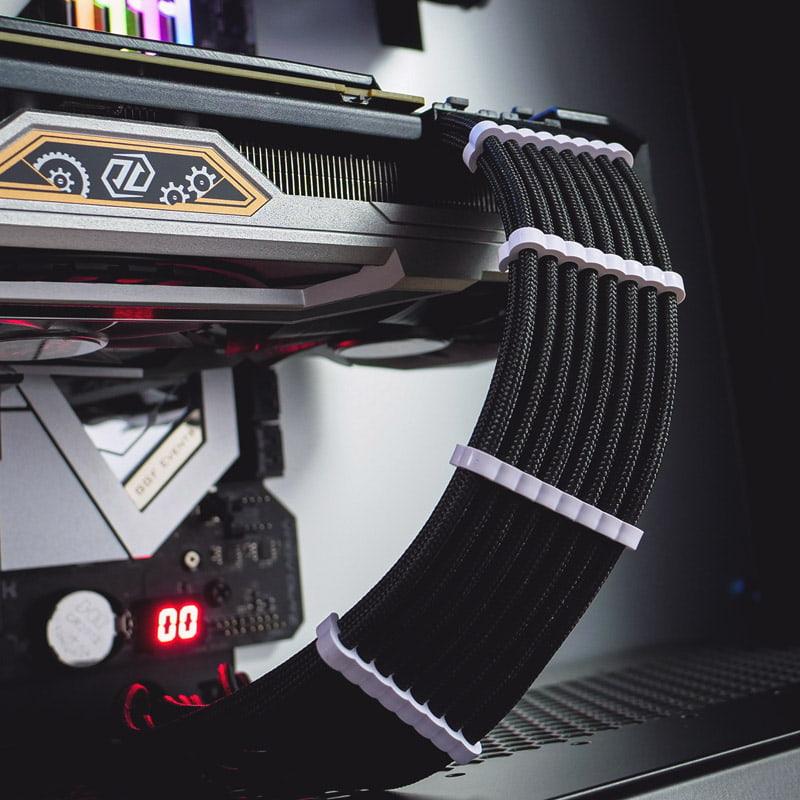 Комплект CableMod PRO - Гребени за интерфейсни кабели Бяло