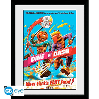 GBEYE FORTNITE - Framed print "Dine n Dash" (30x40)