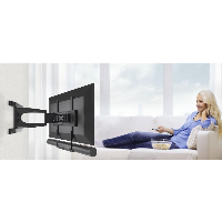 Скоби за Sound Bar HAMA, Фиксирани, 20 кг, Черен