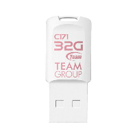 USB памет Team Group C171, 64GB USB 2.0, Бял - TC17164GB01