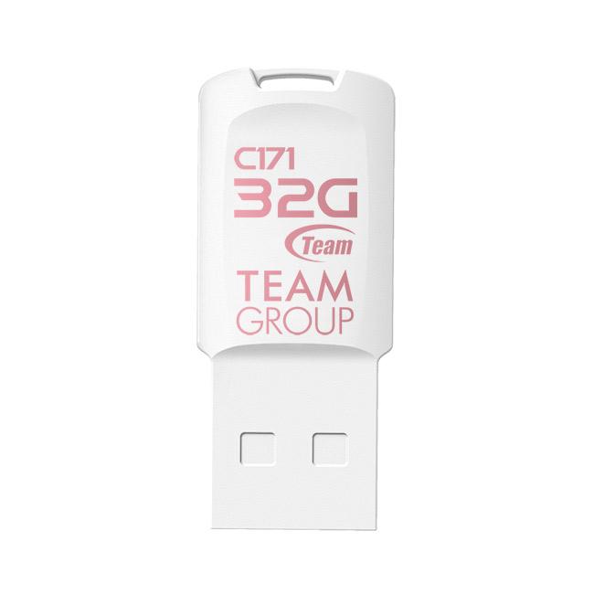 USB памет Team Group C171, 64GB USB 2.0, Бял - TC17164GB01