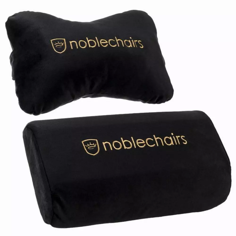 Комплект възглавници Геймърски стол noblechairs EPIC/ICON/HERO - Черно/Злато