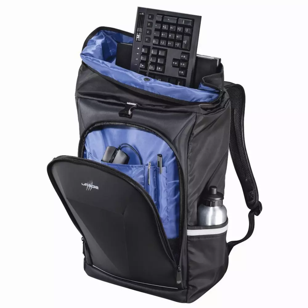 Геймърска раница HAMA uRage "Carrier 700", До 44 см (17.3"), Черен