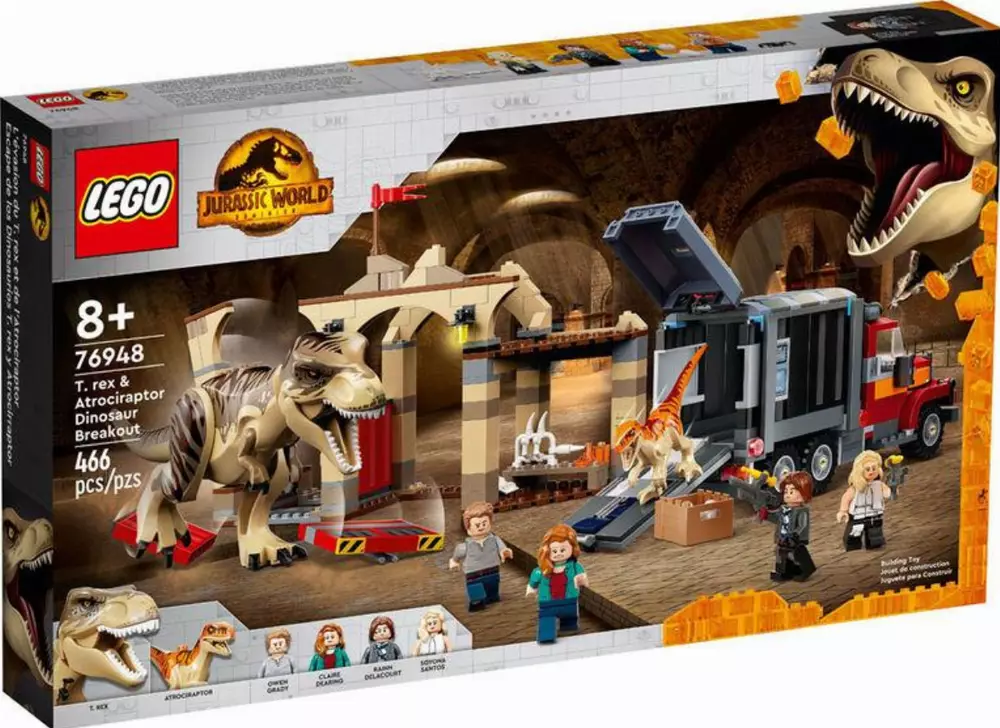 LEGO Jurassic World - T.Rex & Atrociraptor Dinosaur Breakout - 76948