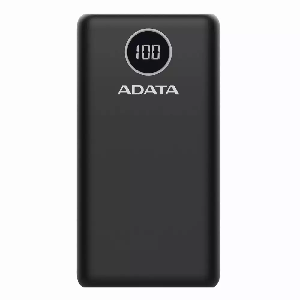 Външна батерия ADATA P20000, 20000 mAh, Black