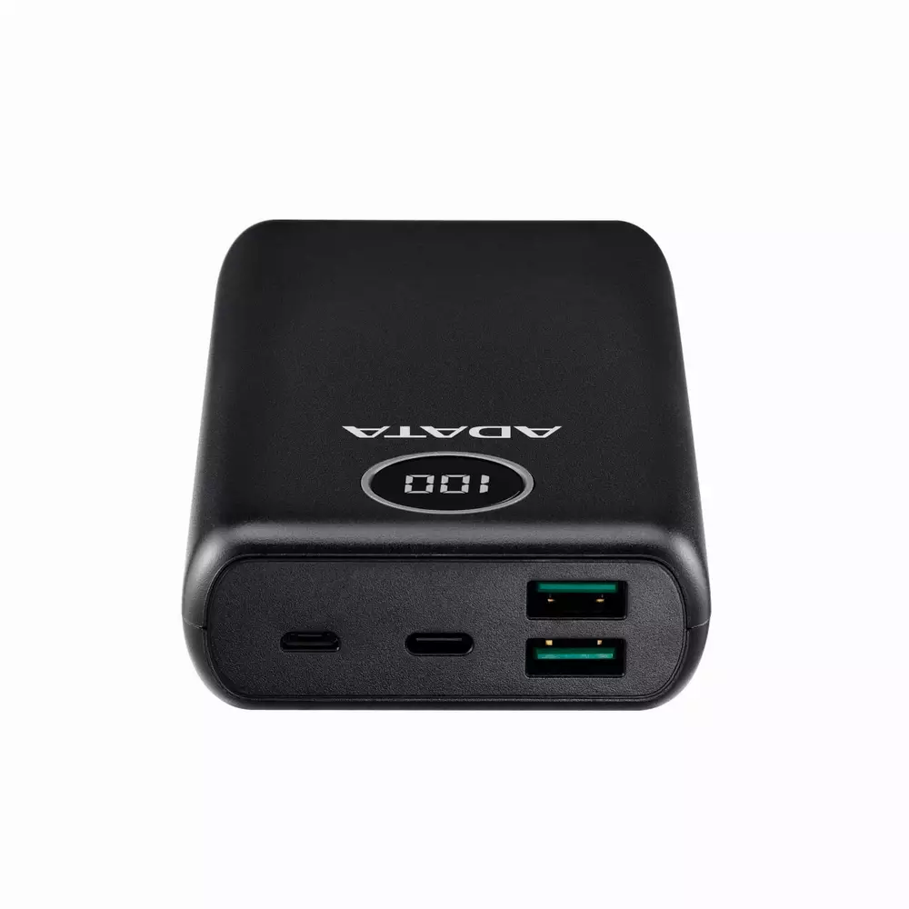 Външна батерия ADATA P20000, 20000 mAh, Black