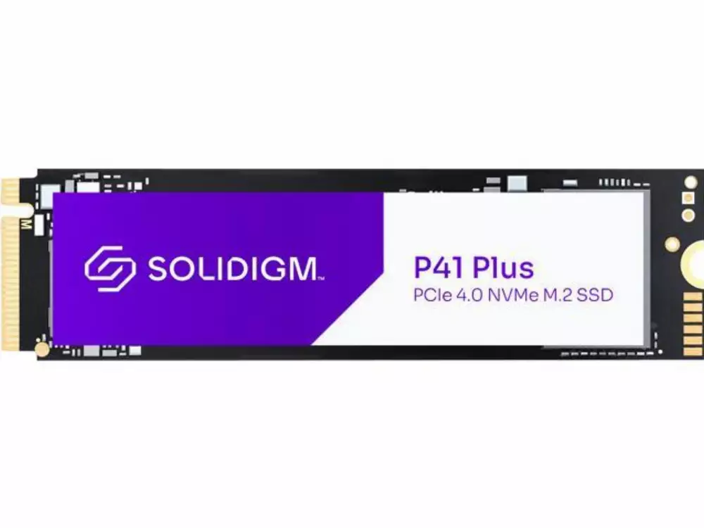 Диск SSD Solidigm P41 Plus 2TB M.2 2280 NVMe PCIe x4 3D4 QLC - SSDPFKNU020TZX1