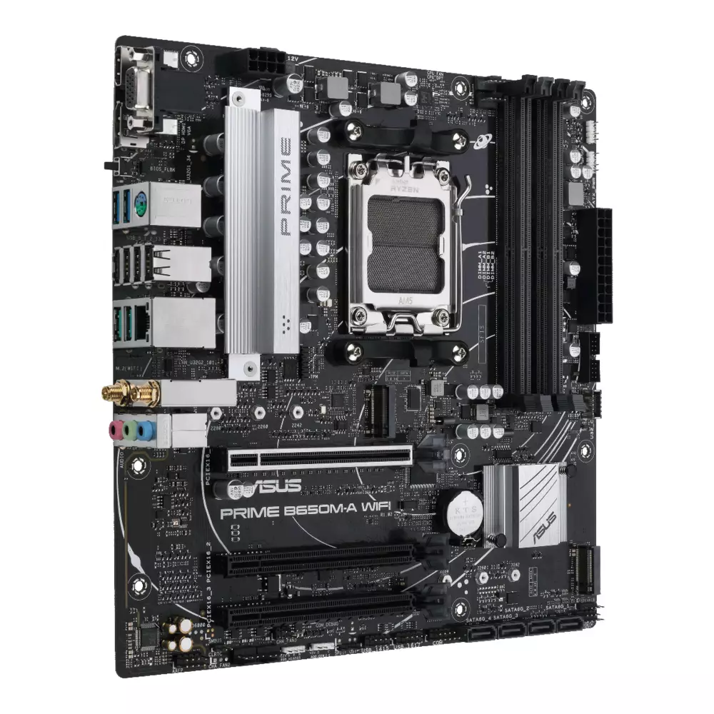 Дънна платка ASUS PRIME B650M-A WI-FI 6 AM5 DDR5