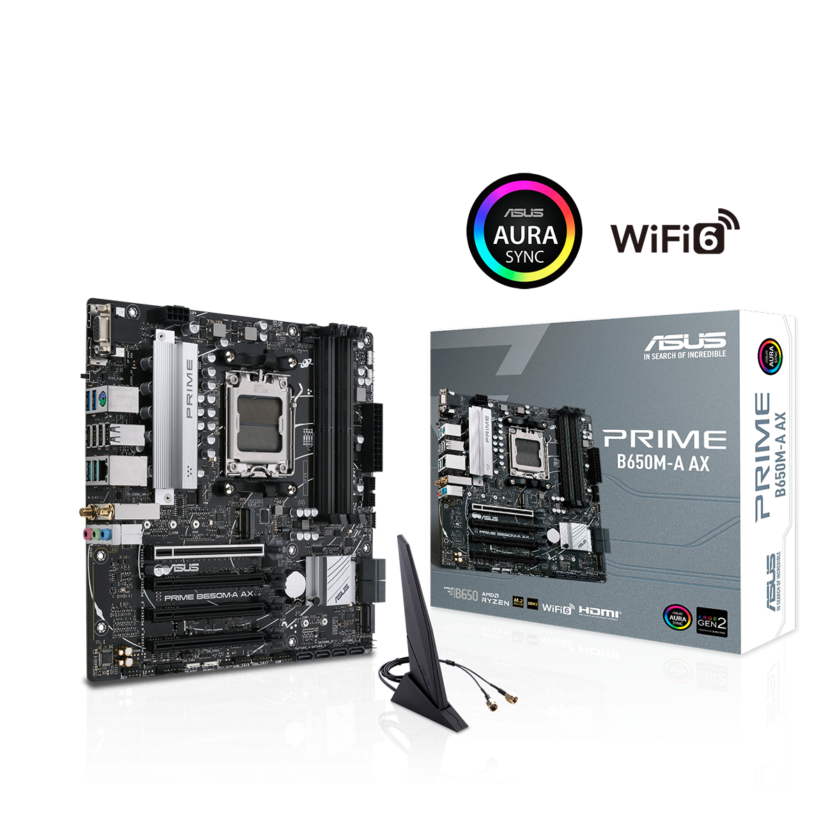 Дънна платка ASUS PRIME B650M-A WI-FI 6 AM5 DDR5