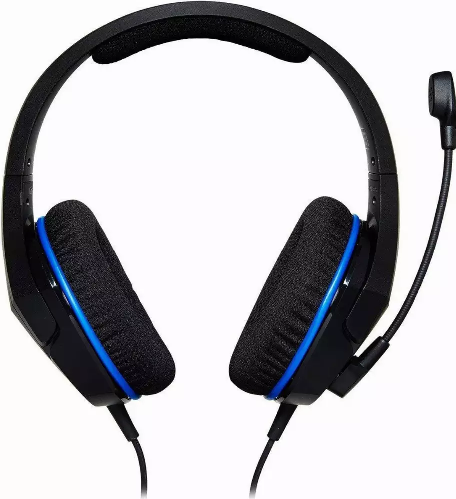 Геймърски слушалки HyperX Cloud Stinger Core (PS4/PS5), Микрофон, Черни/Син