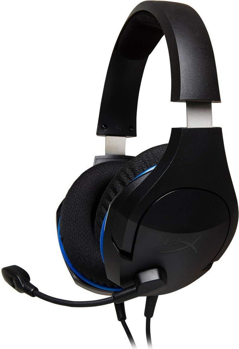 Геймърски слушалки HyperX Cloud Stinger Core (PS4/PS5), Микрофон, Черни/Син