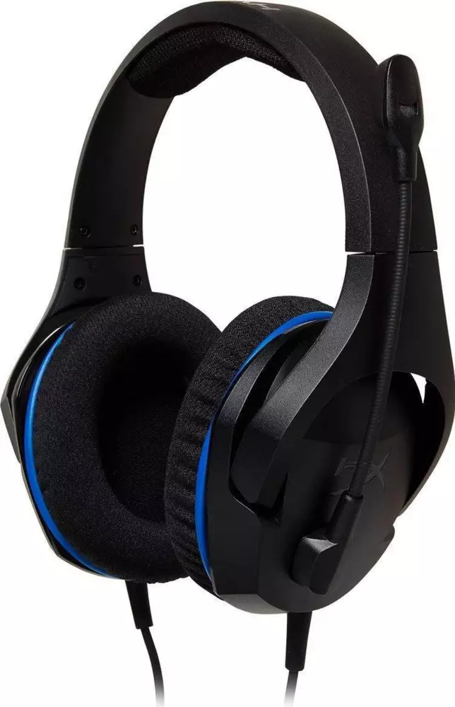 Геймърски слушалки HyperX Cloud Stinger Core (PS4/PS5), Микрофон, Черни/Син