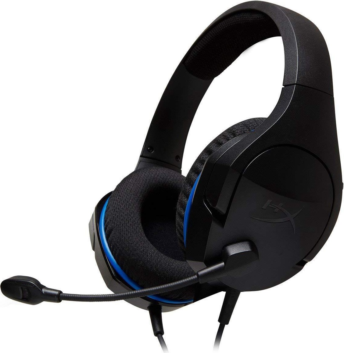Геймърски слушалки HyperX Cloud Stinger Core (PS4/PS5), Микрофон, Черни/Син