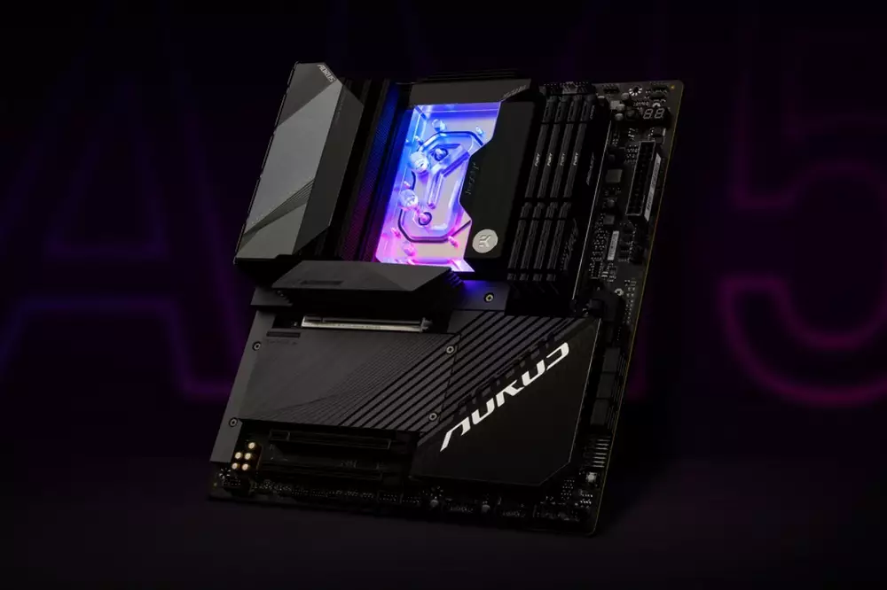 Воден блок EK-Quantum Velocity&sup2; D-RGB AM5 Nickel + Plexi