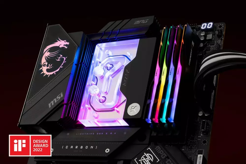 Воден блок EK-Quantum Velocity&sup2; D-RGB AM5 Nickel + Plexi