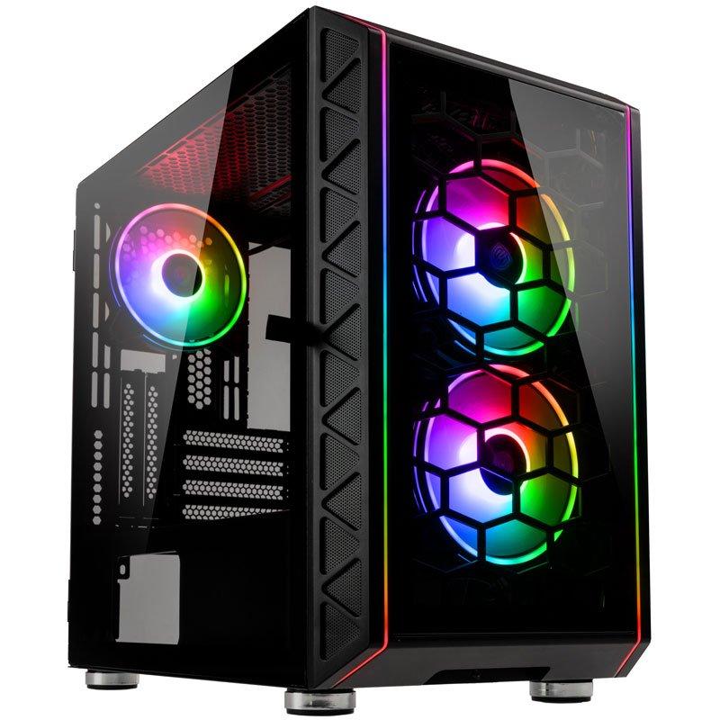 Кутия Kolink Citadel Cube Mesh SE ARGB, Черен