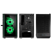 Кутия Kolink Citadel Cube Mesh SE ARGB, Черен