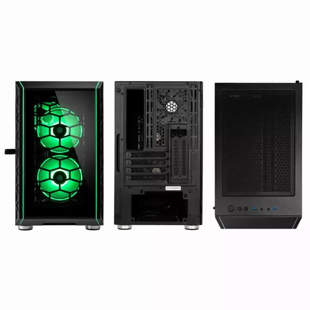 Кутия Kolink Citadel Cube Mesh SE ARGB, Черен