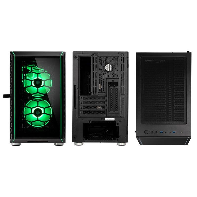 Кутия Kolink Citadel Cube Mesh SE ARGB, Черен