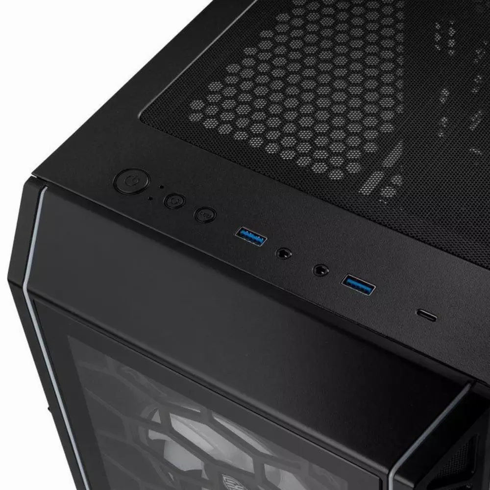 Кутия Kolink Citadel Cube Mesh SE ARGB, Черен