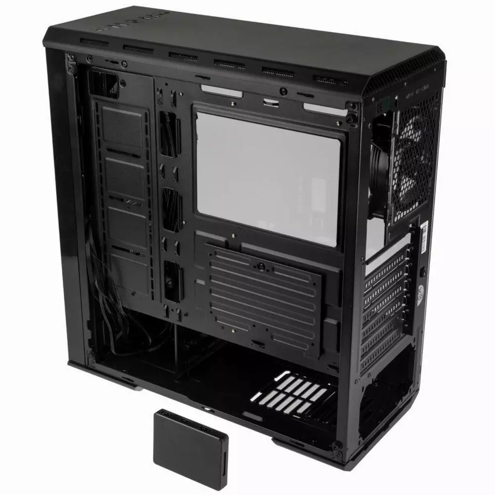 Кутия Kolink Levante V2 ARGB TG Mesh, Mid-Tower, Черен