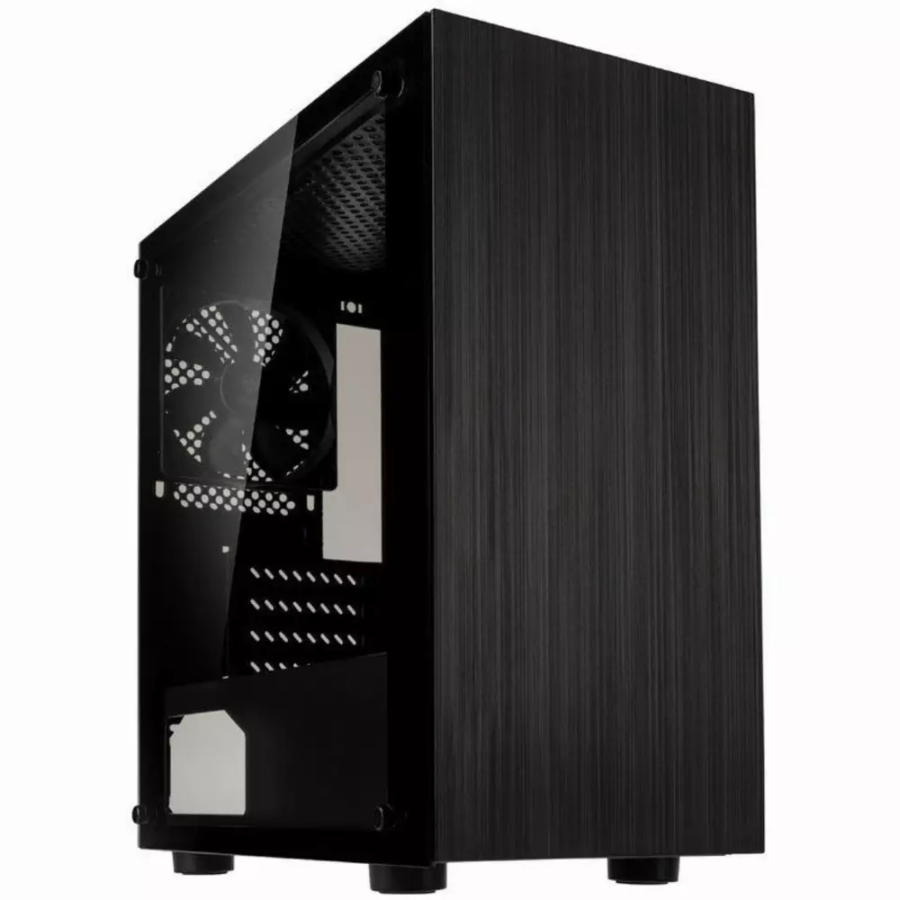 Кутия Kolink Stronghold M TG, MicroATX, Black