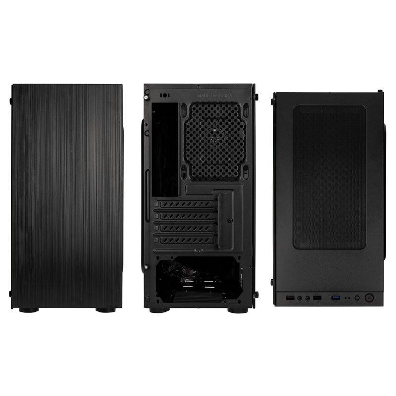 Кутия Kolink Stronghold M TG, MicroATX, Black