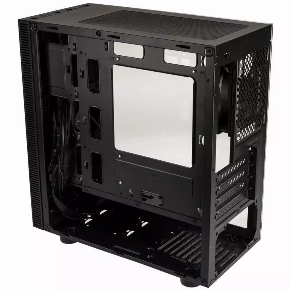 Кутия Kolink Stronghold M TG, MicroATX, Black