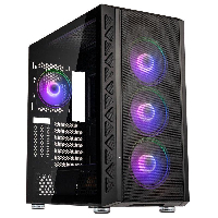 Кутия Kolink Citadel Mesh ATX ARGB, Mid-Tower, Черен