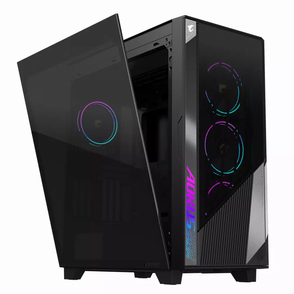 Кутия Gigabyte AORUS C500 Tempered Glass RGB Fusion 2.0 Mid Tower