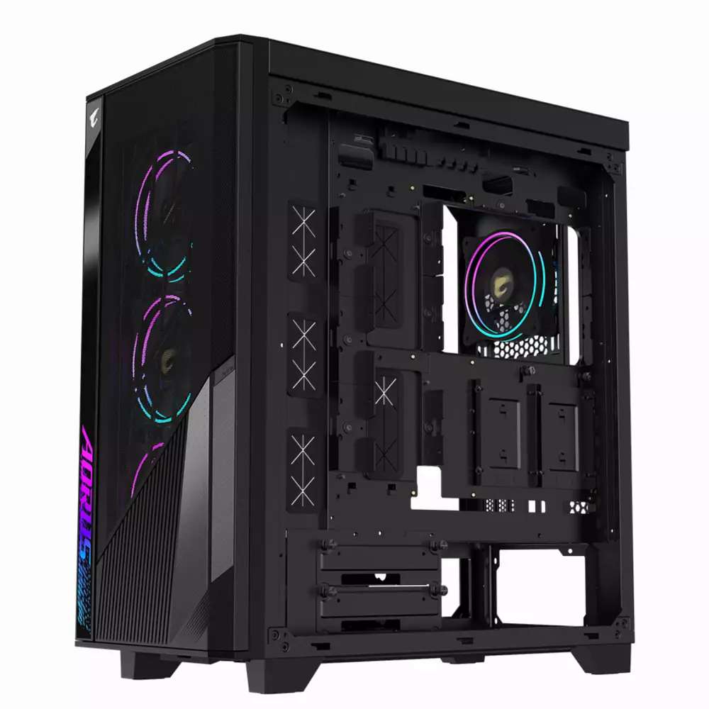 Кутия Gigabyte AORUS C500 Tempered Glass RGB Fusion 2.0 Mid Tower