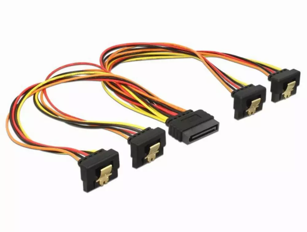 Kabel Power SATA - 4 x SATA 15 Pin, 30cm