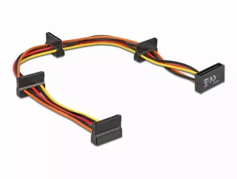 Kabel Power SATA  > 4 x SATA 15 Pin, 40cm
