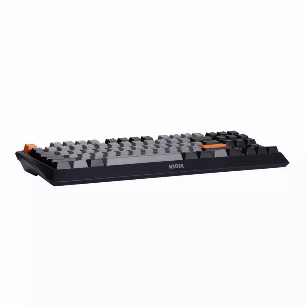 Геймърска механична клавиатура Marvo KG980-B - RGB, Blue switches, TKL
