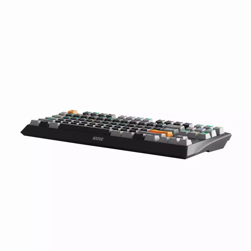 Геймърска механична клавиатура Marvo KG980-A - RGB Blue switches TKL