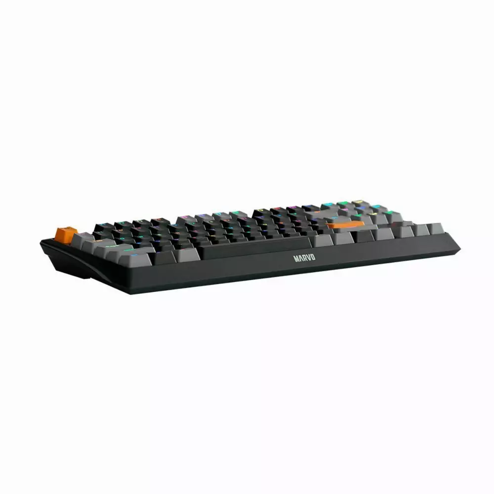 Геймърска механична клавиатура Marvo KG980-A - RGB Blue switches TKL