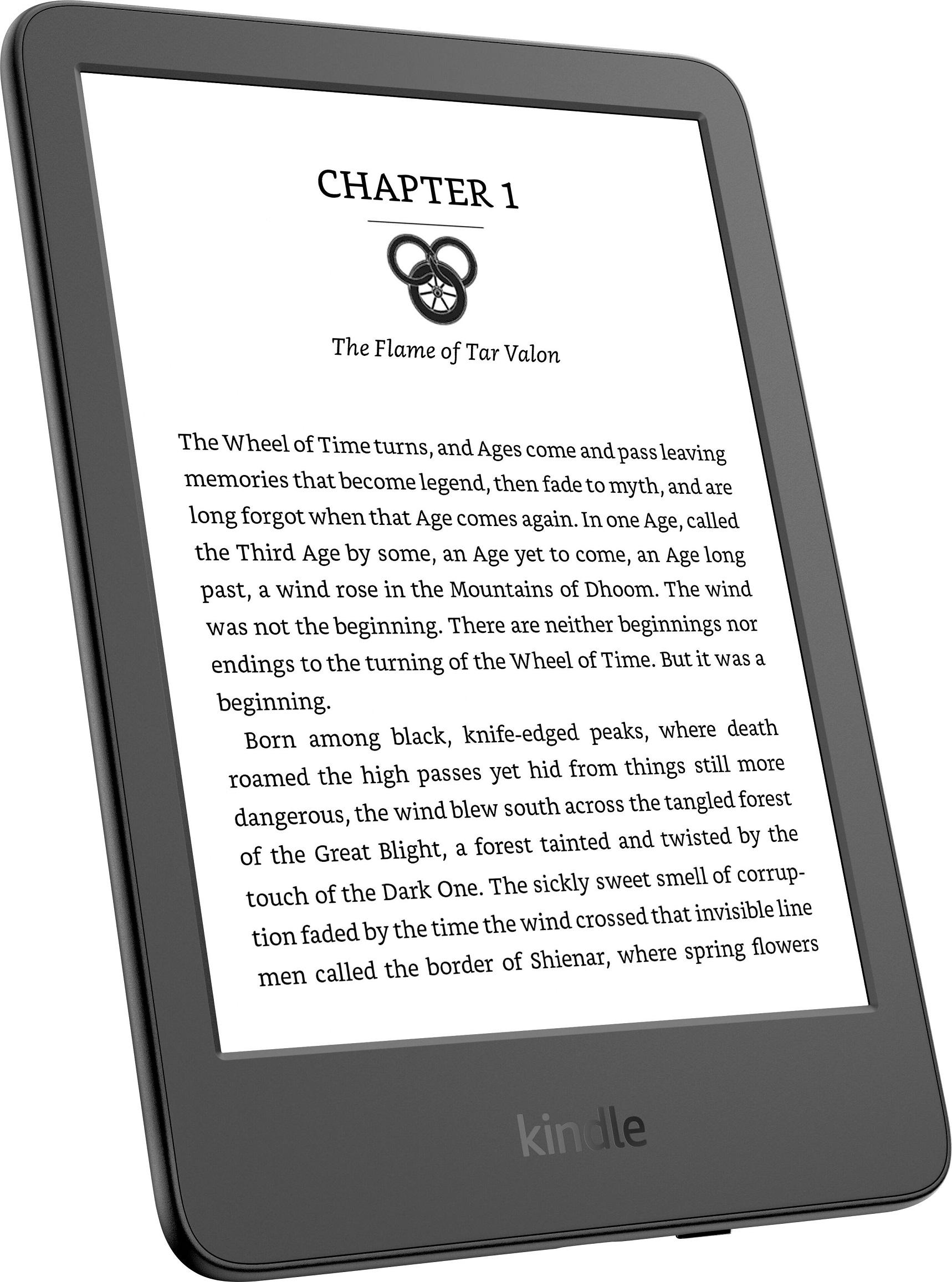 eBook четец Kindle 2022, 6", 16GB, WiFi, 11 генерация, Bluetooth, Черен