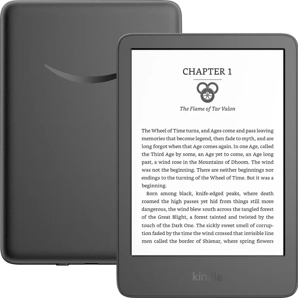eBook четец Kindle 2022, 6", 16GB, WiFi, 11 генерация, Bluetooth, Черен